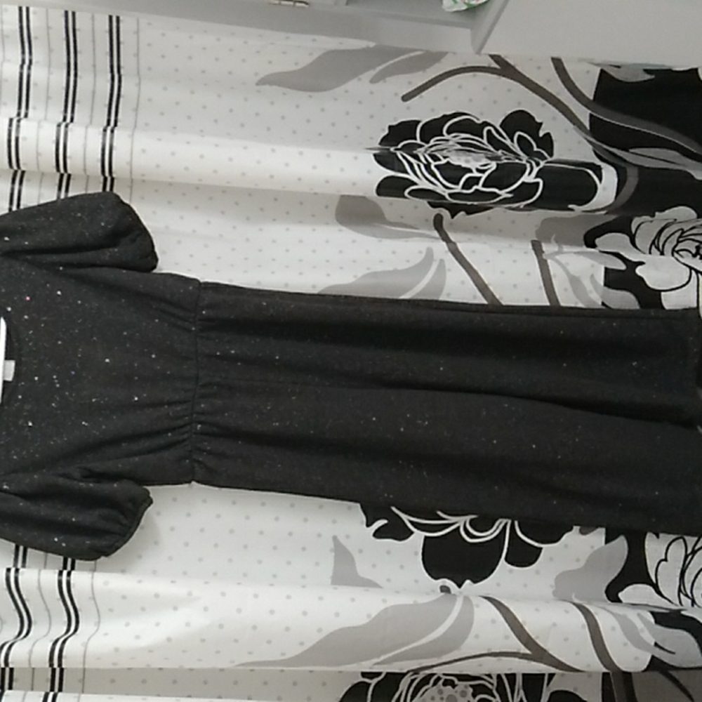 Girls charcoal sparkly pantsuit 10/12 old navy